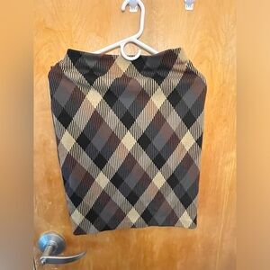 Premise Studio Knee-Length Plaid Skirt